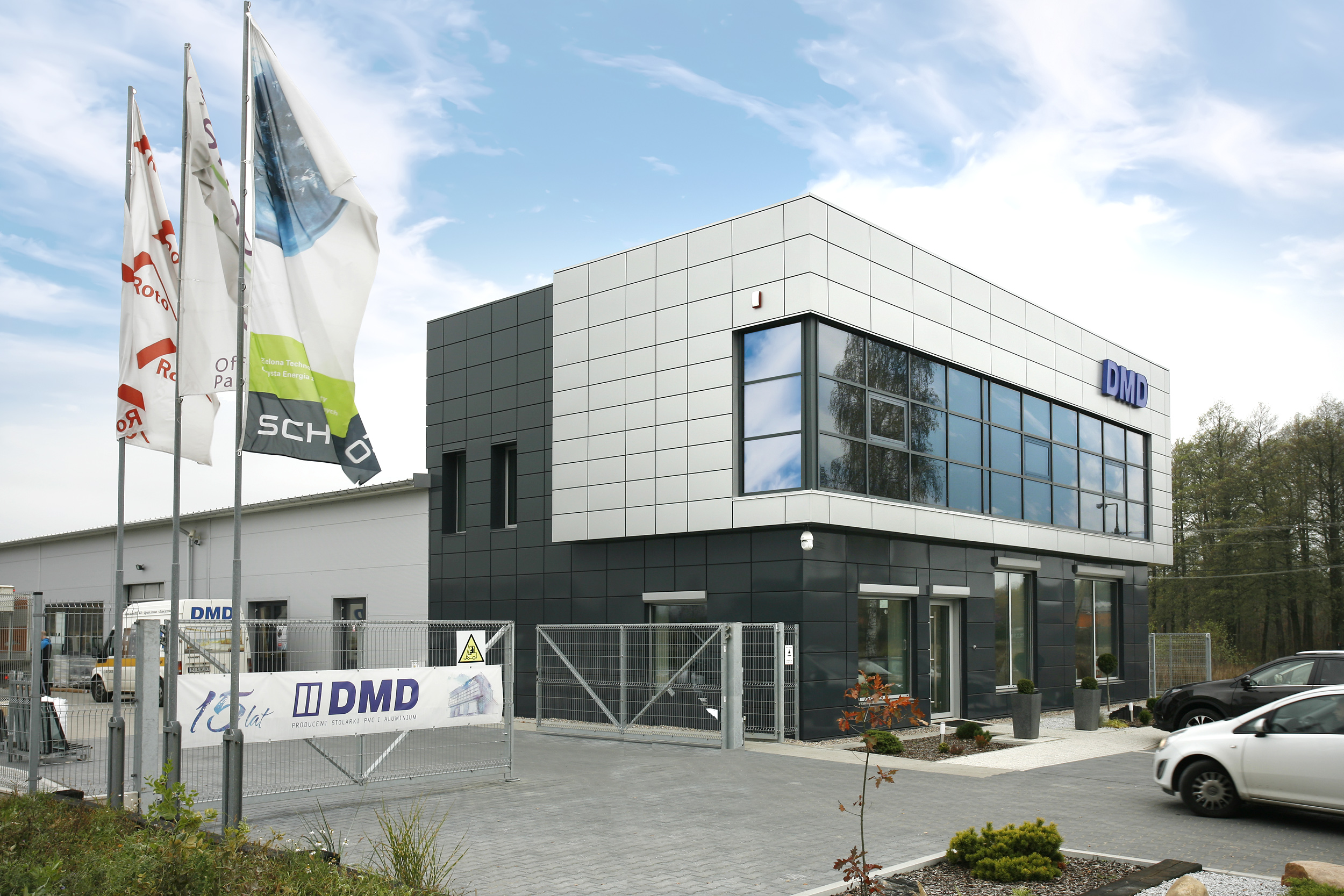 producent okien pvc białystok, Siedziba firmy DMD